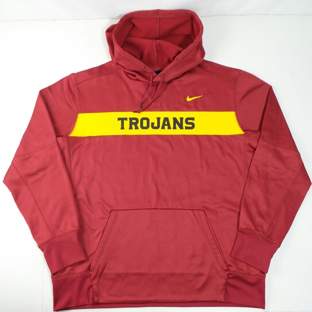Authentic Nike NCAA USC Trojans Pullover Hoodie Size Men's XL